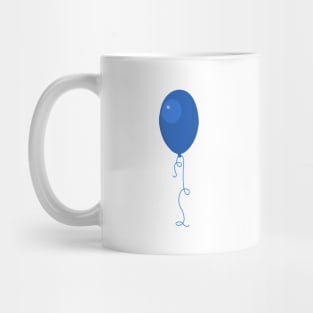 Single blue balloon Mug